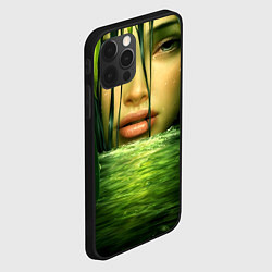 Чехол для iPhone 12 Pro Max Девушка tropic, цвет: 3D-черный — фото 2
