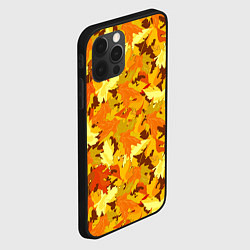 Чехол для iPhone 12 Pro Max Золотая кленовая осень, цвет: 3D-черный — фото 2
