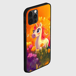 Чехол для iPhone 12 Pro Max Милая енинорожка, цвет: 3D-черный — фото 2