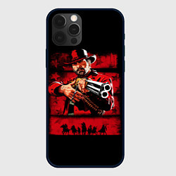 Чехол для iPhone 12 Pro Max Red Dead Redemption 2, цвет: 3D-черный
