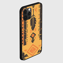 Чехол для iPhone 12 Pro Max Прикид индейца, цвет: 3D-черный — фото 2