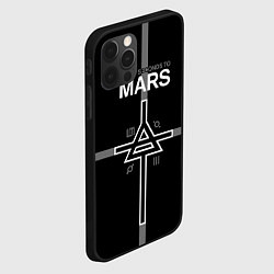 Чехол для iPhone 12 Pro Max 30 Seconds to Mars - poster, цвет: 3D-черный — фото 2