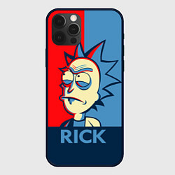 Чехол для iPhone 12 Pro Max Rick pop art, цвет: 3D-черный