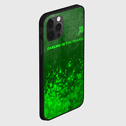 Чехол для iPhone 12 Pro Max Darling in the FranXX - green gradient посередине, цвет: 3D-черный — фото 2