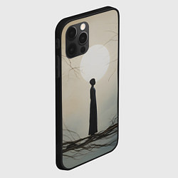 Чехол для iPhone 12 Pro Max Минималистичный сюрреализм, цвет: 3D-черный — фото 2