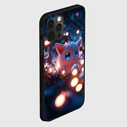 Чехол для iPhone 12 Pro Max Белый пушистый покемон, цвет: 3D-черный — фото 2