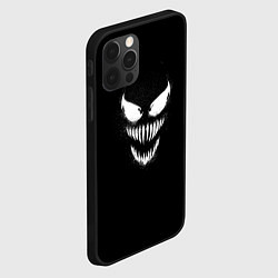 Чехол для iPhone 12 Pro Max Веном во тьме, цвет: 3D-черный — фото 2