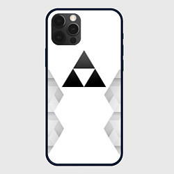 Чехол для iPhone 12 Pro Max Zelda white poly, цвет: 3D-черный