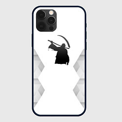 Чехол для iPhone 12 Pro Max Children of Bodom white poly, цвет: 3D-черный
