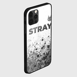 Чехол для iPhone 12 Pro Max Stray - white gradient посередине, цвет: 3D-черный — фото 2