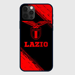 Чехол для iPhone 12 Pro Max Lazio - red gradient, цвет: 3D-черный