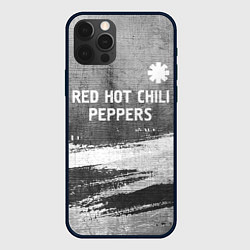 Чехол для iPhone 12 Pro Max Red Hot Chili Peppers - grey gradient посередине, цвет: 3D-черный