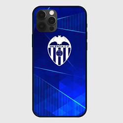 Чехол для iPhone 12 Pro Max Valencia blue poly, цвет: 3D-черный