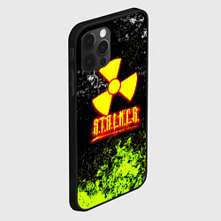 Чехол для iPhone 12 Pro Max Stalker брызги красок, цвет: 3D-черный — фото 2