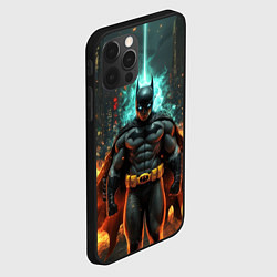 Чехол для iPhone 12 Pro Max Бэтмен эпик, цвет: 3D-черный — фото 2
