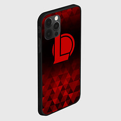 Чехол для iPhone 12 Pro Max League of Legends red poly, цвет: 3D-черный — фото 2