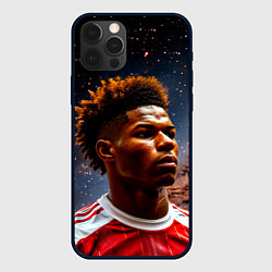 Чехол для iPhone 12 Pro Max Маркус Рашфорд и космос, цвет: 3D-черный