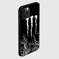 Чехол для iPhone 12 Pro Max Monster energy лес, цвет: 3D-черный — фото 2