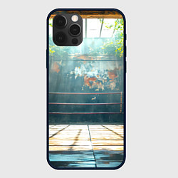 Чехол для iPhone 12 Pro Max Ринг под открытым небом, цвет: 3D-черный
