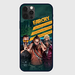 Чехол для iPhone 12 Pro Max Far Cry villains, цвет: 3D-черный