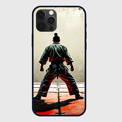 Чехол для iPhone 12 Pro Max Боец боевых искусств, цвет: 3D-черный