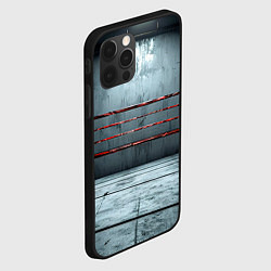 Чехол для iPhone 12 Pro Max Серый ринг, цвет: 3D-черный — фото 2