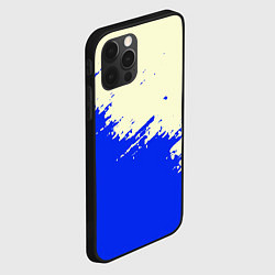 Чехол для iPhone 12 Pro Max Color blue white, цвет: 3D-черный — фото 2