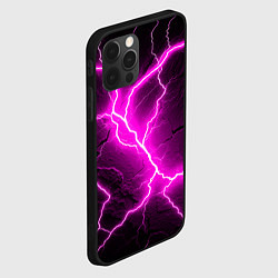 Чехол для iPhone 12 Pro Max The color is pink and black, цвет: 3D-черный — фото 2