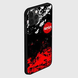 Чехол для iPhone 12 Pro Max Nasa краски, цвет: 3D-черный — фото 2