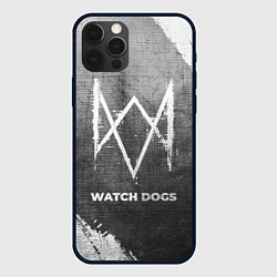 Чехол для iPhone 12 Pro Max Watch Dogs - grey gradient, цвет: 3D-черный