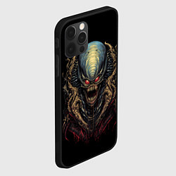 Чехол для iPhone 12 Pro Max Пришелец в ретро стиле, цвет: 3D-черный — фото 2