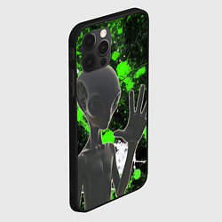 Чехол для iPhone 12 Pro Max Инопланетянин и его эктоплазма, цвет: 3D-черный — фото 2