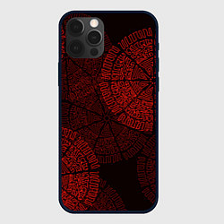 Чехол для iPhone 12 Pro Max Древне-не-древние узоры, цвет: 3D-черный