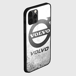 Чехол для iPhone 12 Pro Max Volvo - white gradient, цвет: 3D-черный — фото 2