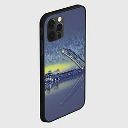 Чехол для iPhone 12 Pro Max Разводной мост, цвет: 3D-черный — фото 2