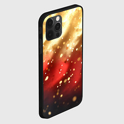 Чехол для iPhone 12 Pro Max Волнистая текстура с блестками, цвет: 3D-черный — фото 2