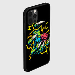 Чехол для iPhone 12 Pro Max Dragons Paw and Cubes, цвет: 3D-черный — фото 2
