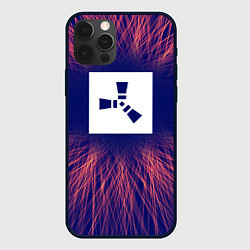 Чехол для iPhone 12 Pro Max Rust red energy, цвет: 3D-черный