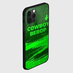 Чехол для iPhone 12 Pro Max Cowboy Bebop - green gradient посередине, цвет: 3D-черный — фото 2