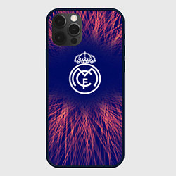 Чехол для iPhone 12 Pro Max Real Madrid red energy, цвет: 3D-черный