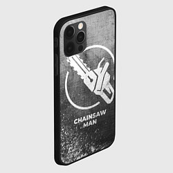 Чехол для iPhone 12 Pro Max Chainsaw Man - grey gradient, цвет: 3D-черный — фото 2