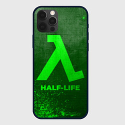 Чехол для iPhone 12 Pro Max Half-Life - green gradient, цвет: 3D-черный