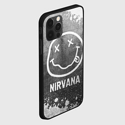 Чехол для iPhone 12 Pro Max Nirvana - grey gradient, цвет: 3D-черный — фото 2