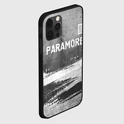 Чехол для iPhone 12 Pro Max Paramore - grey gradient посередине, цвет: 3D-черный — фото 2