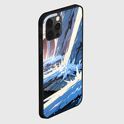 Чехол для iPhone 12 Pro Max Энергия льда, цвет: 3D-черный — фото 2