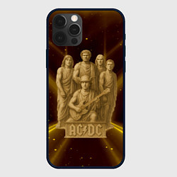 Чехол для iPhone 12 Pro Max ACDC стиль памятника, цвет: 3D-черный