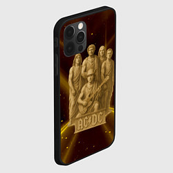 Чехол для iPhone 12 Pro Max ACDC стиль памятника, цвет: 3D-черный — фото 2