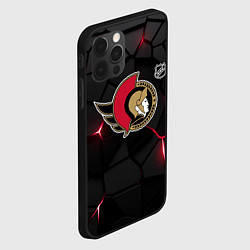 Чехол для iPhone 12 Pro Max Оттава Сенаторз - НХЛ хоккей, цвет: 3D-черный — фото 2
