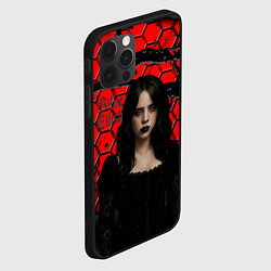 Чехол для iPhone 12 Pro Max Билли Айлиш готический образ, цвет: 3D-черный — фото 2