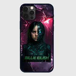 Чехол для iPhone 12 Pro Max Билли Айлиш в стиле киберпанк, цвет: 3D-черный